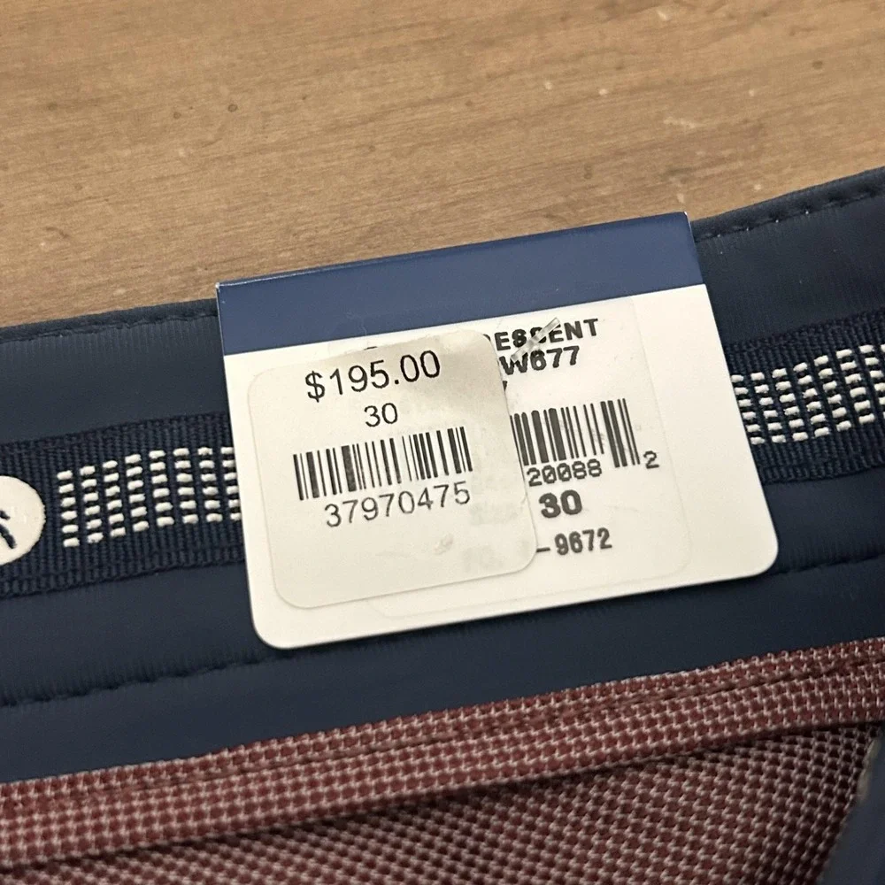 Ballin Pants Mens 30x34 Navy Techno Ultimate Stretch Travel Chino GOLF Quick Dry